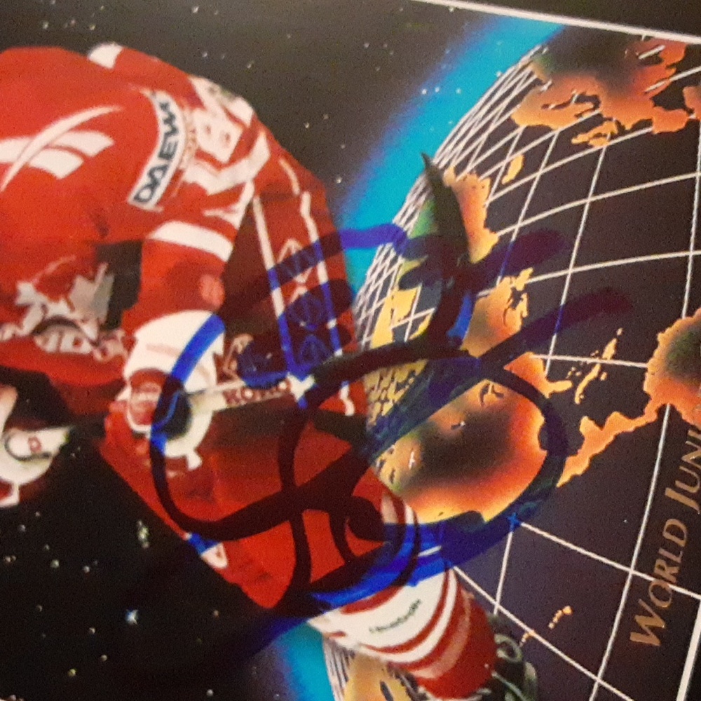 AUTOGRAPHED Rick Girard Team Canada Hockey Trading Card